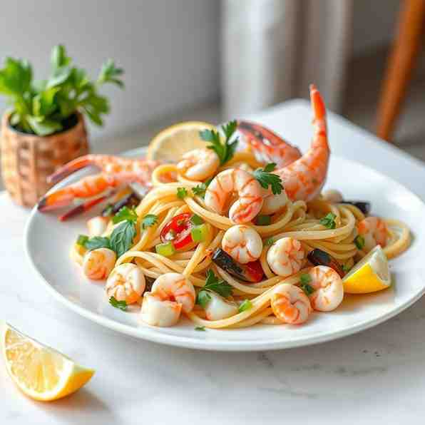 Sæfa Seafood Pasta Salad - Easy Cold Salad Recipe